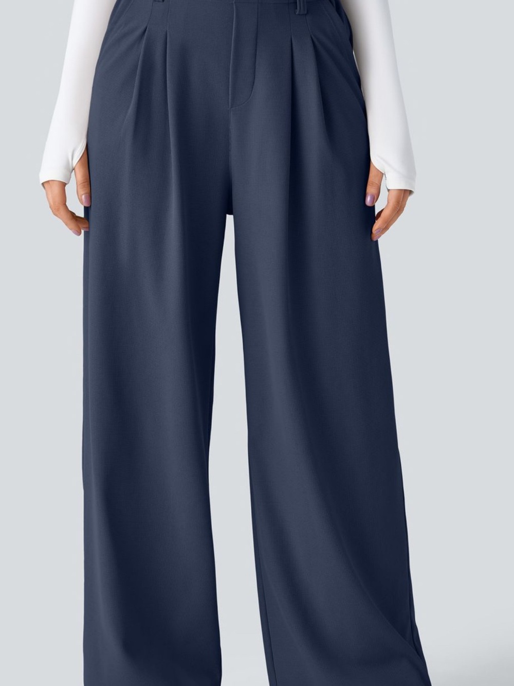 HALARA Wide-Leg Trousers - Size MT